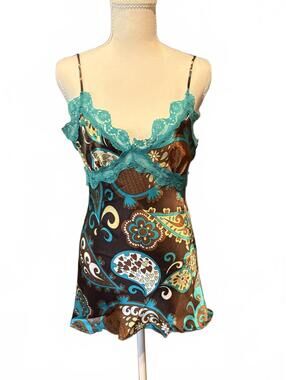 Y2K Vintage Forever 21 paisley babydoll camisole